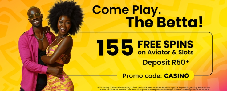 Bettabets 155 Free Spins - Use promo code CASINO