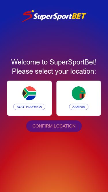 Supersportbet mobile view